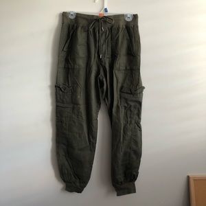 green cargo pants